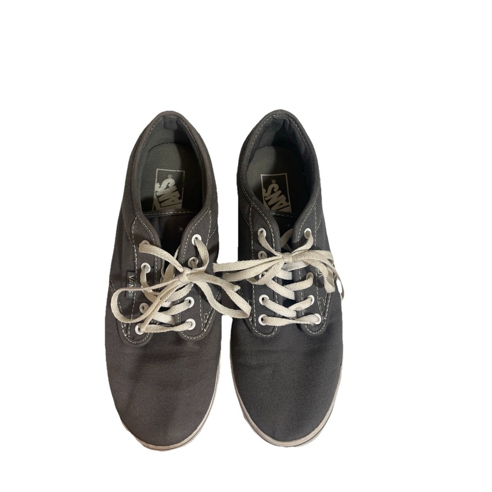 Vans Off The Wall Lace Up Women's Shoes Size 7.5 Gray